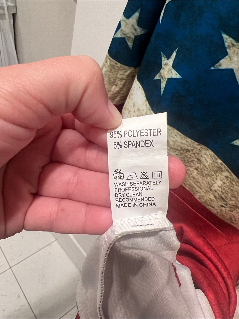 American Flag Hoodie - Red, White & Blue - Picture 2 of 3